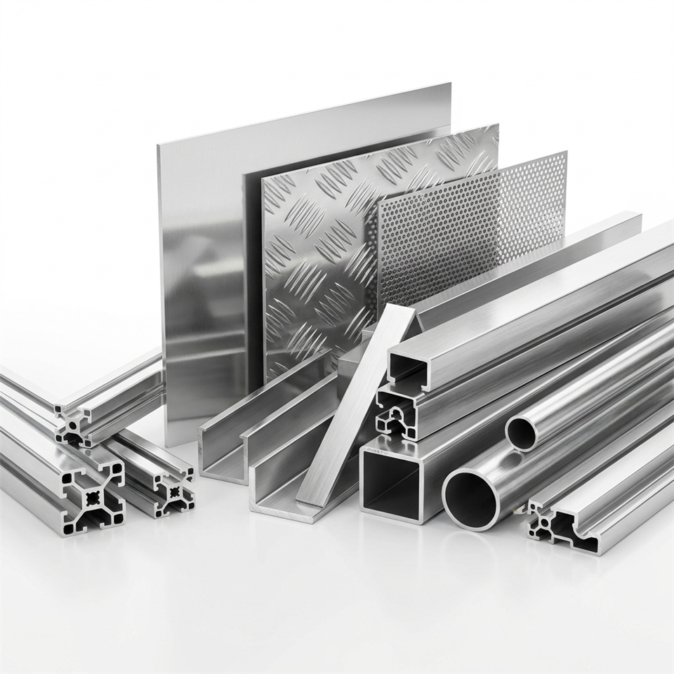 Højtydende-6061 aluminiumslegering strukturel ekstruderingsprofil